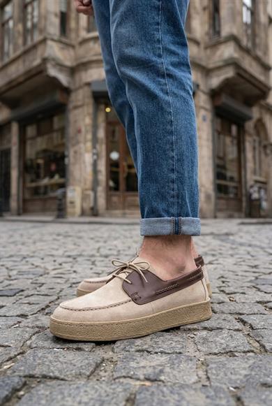 Luis Bej Süet Erkek Deri Ayakkabı