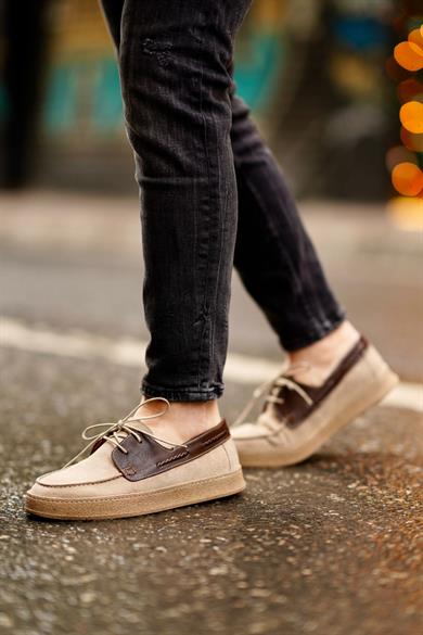 Luis Bej Süet Erkek Deri Ayakkabı
