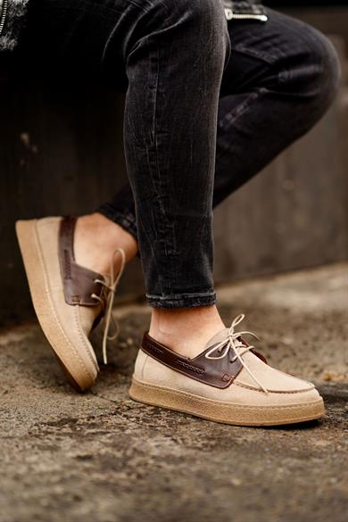 Luis Bej Süet Erkek Deri Ayakkabı