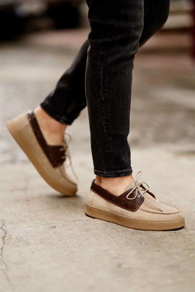 Luis Bej Süet Erkek Deri Ayakkabı