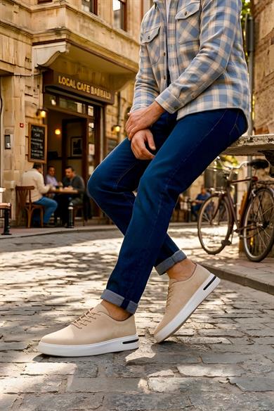 Martin Bej Süet Erkek Deri Ayakkabı