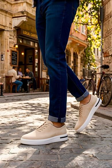 Martin Bej Süet Erkek Deri Ayakkabı