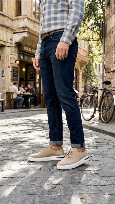 Martin Bej Süet Erkek Deri Ayakkabı