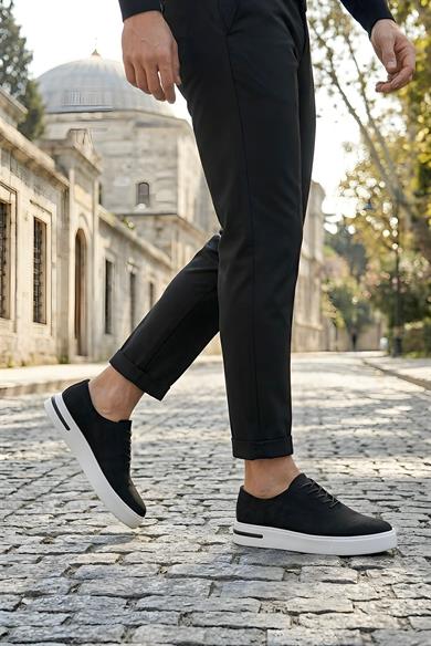 Martin Siyah Nubuk Erkek Deri Ayakkabı