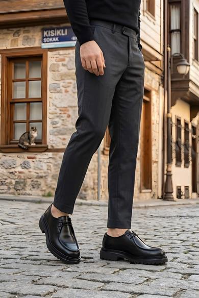 Mateo X Siyah Erkek Deri Ayakkabı