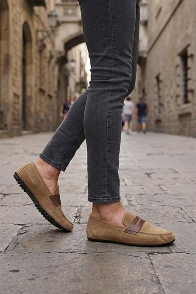 Nova Fındık Süet Erkek Deri Ayakkabı