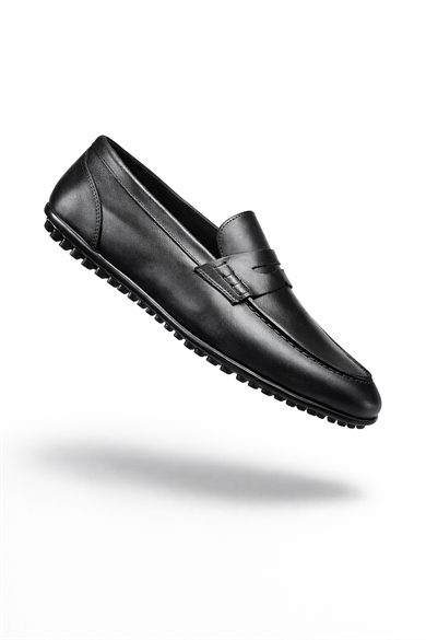 Nova Siyah Erkek Deri Ayakkabı