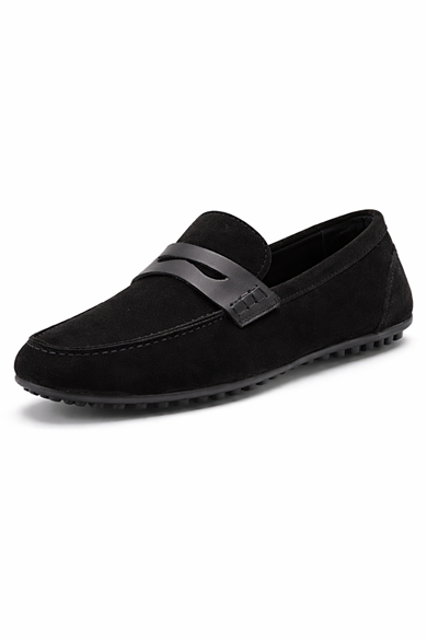 Nova Siyah Süet Erkek Deri Ayakkabı