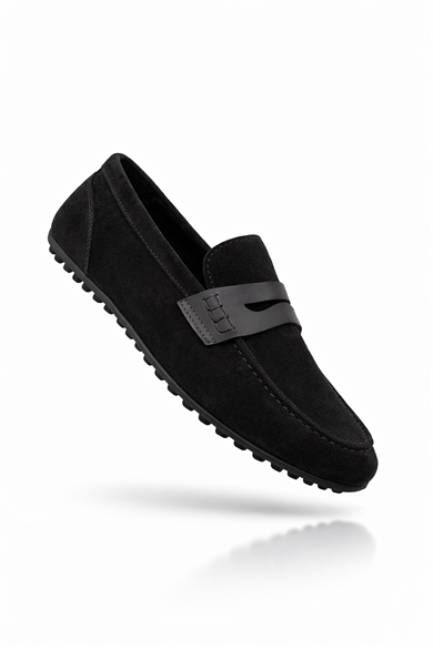 Nova Siyah Süet Erkek Deri Ayakkabı