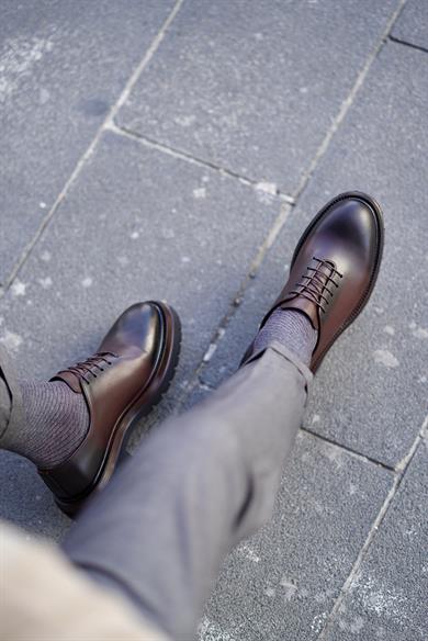 Osvaldo Kahverengi Erkek Deri Ayakkabı