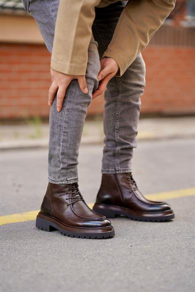 Pedro Kahverengi Erkek Deri Ayakkabı