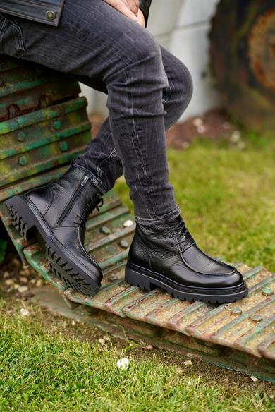 Pedro Siyah Erkek Deri Ayakkabı