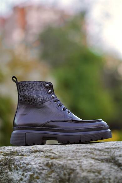 Pietro Siyah Erkek Deri Ayakkabı