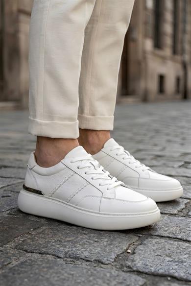 Raw Beyaz Erkek Deri Ayakkabı