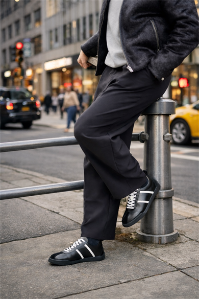 Rodya Siyah Erkek Deri Ayakkabı