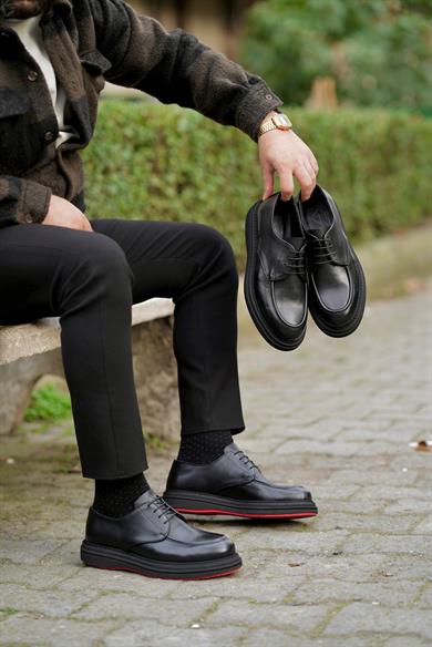 Rolin Siyah Erkek Deri Ayakkabı