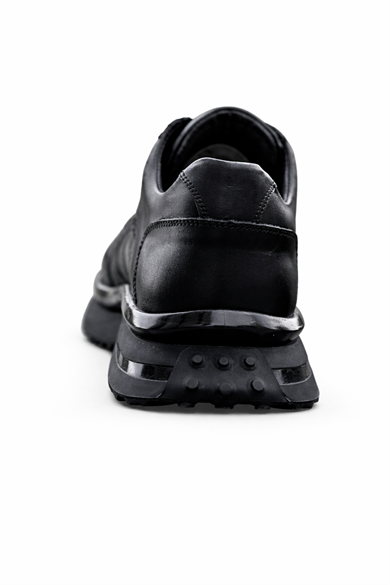 Santa Siyah Erkek Deri Ayakkabı
