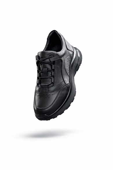 Santa Siyah Erkek Deri Ayakkabı