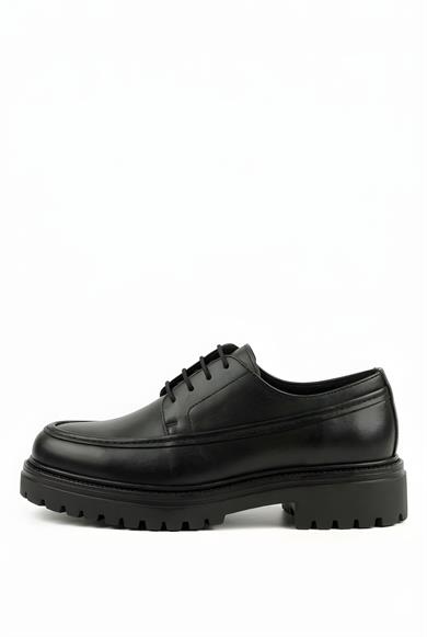 Santino Siyah Erkek Deri Ayakkabı
