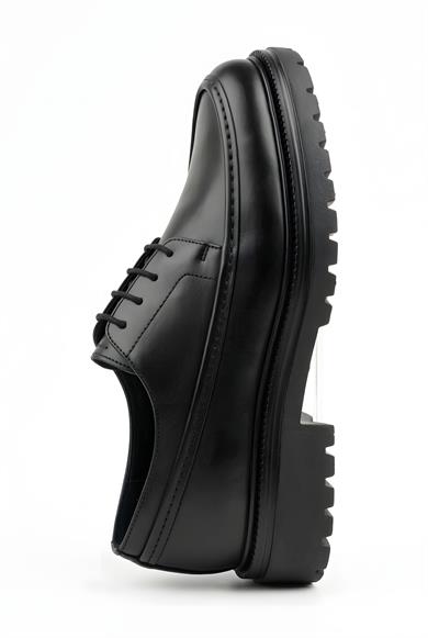 Santino Siyah Erkek Deri Ayakkabı