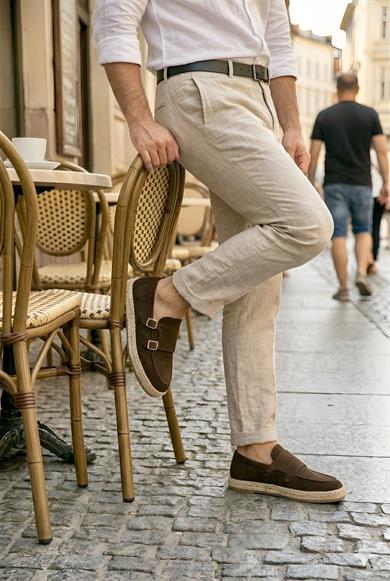 Setra Kahve Süet Erkek Deri Ayakkabı