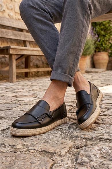 Setra Siyah Erkek Deri Ayakkabı