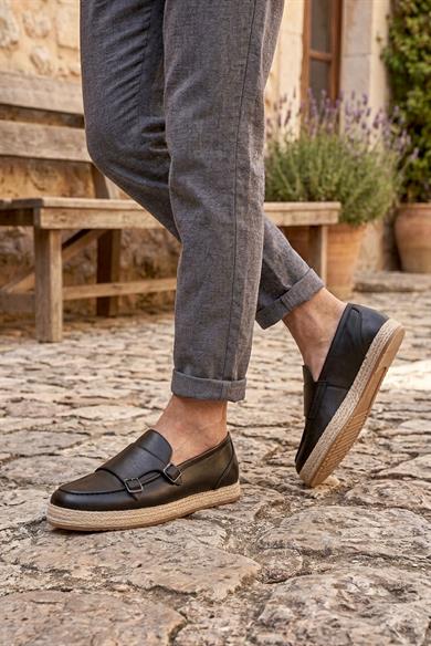 Setra Siyah Erkek Deri Ayakkabı