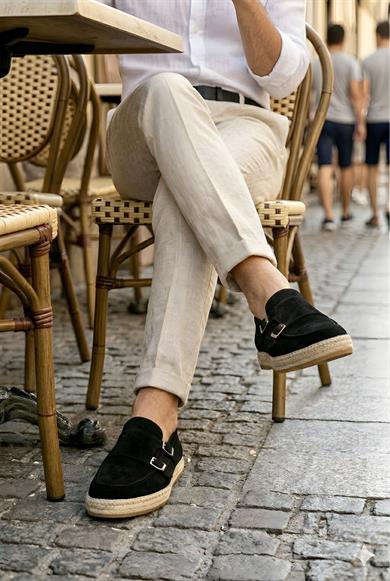 Setra Siyah Süet Erkek Deri Ayakkabı