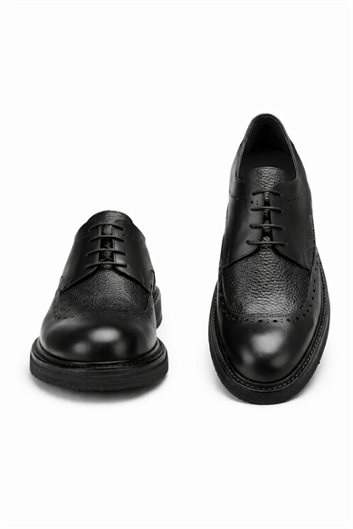 Sorti Siyah Erkek Deri Ayakkabı