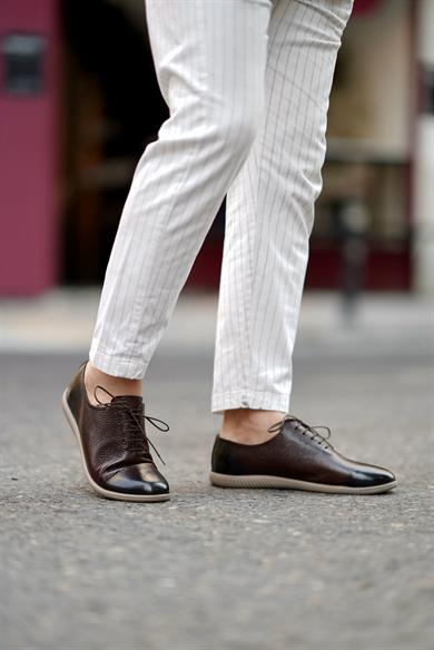 Star Kahve-Krep Erkek Deri Ayakkabı