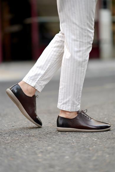 Star Kahve-Krep Erkek Deri Ayakkabı