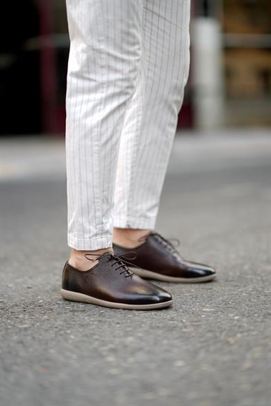 Star Kahve-Krep Erkek Deri Ayakkabı