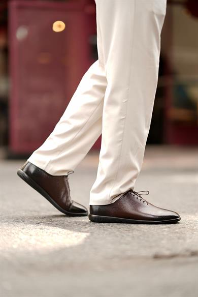 Star Kahverengi Erkek Deri Ayakkabı