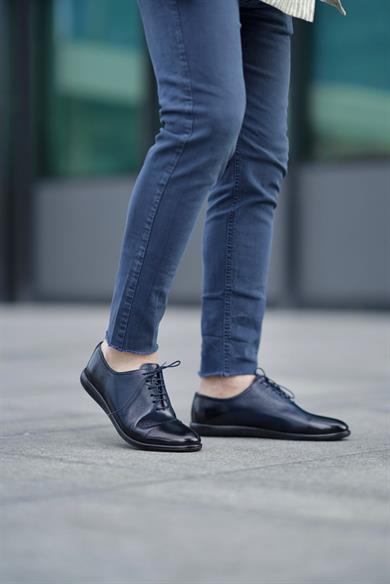 Star Lacivert Erkek Deri Ayakkabı