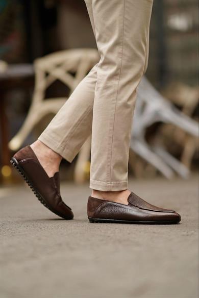 Timo Brown Men Leather Shoes