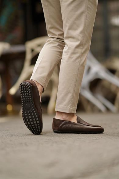 Timo Brown Men Leather Shoes