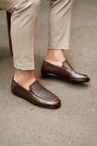 Timo Brown Men Leather Shoes