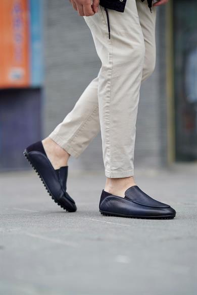 Timo Lacivert Erkek Deri Ayakkabı