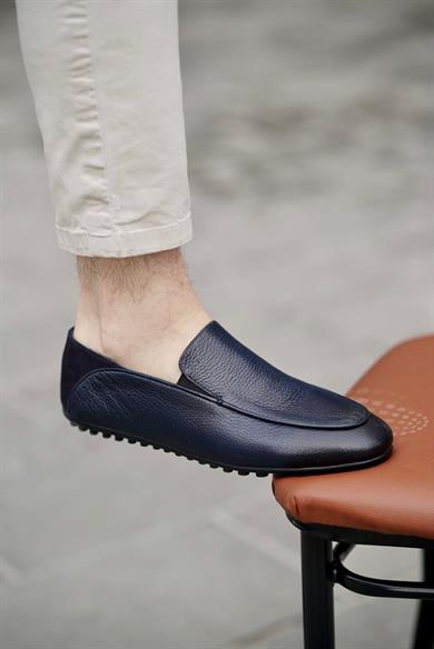 Timo Lacivert Erkek Deri Ayakkabı