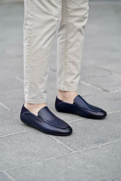 Timo Lacivert Erkek Deri Ayakkabı