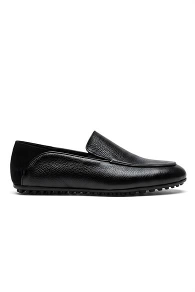 Timo Black Floater Men Leather Shoes
