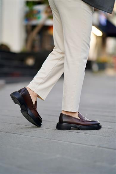 Vera Kahverengi Erkek Deri Ayakkabı