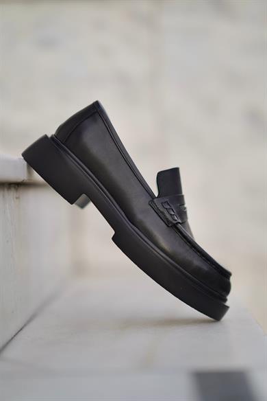 Vera Siyah Erkek Deri Ayakkabı