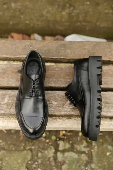 Vitali Siyah Erkek Deri Ayakkabı