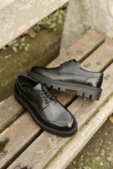 Vitali Siyah Erkek Deri Ayakkabı