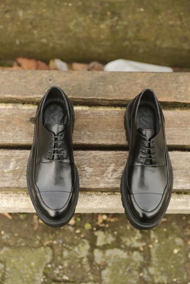 Vitali Siyah Erkek Deri Ayakkabı