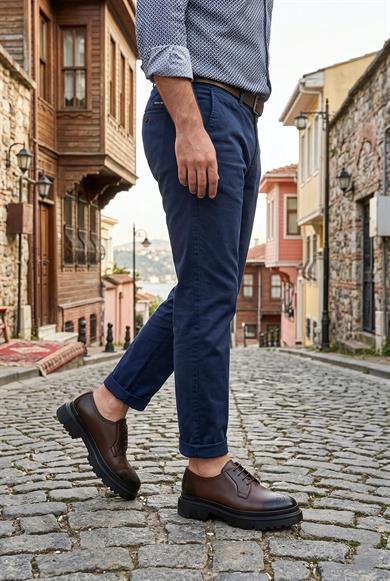 Walter Kahverengi Erkek Deri Ayakkabı