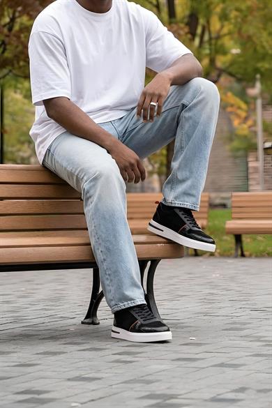 Yanko Siyah Erkek Deri Ayakkabı