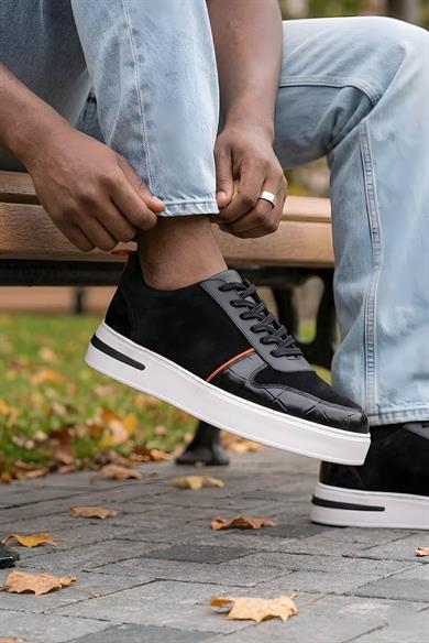 Yanko Siyah Erkek Deri Ayakkabı