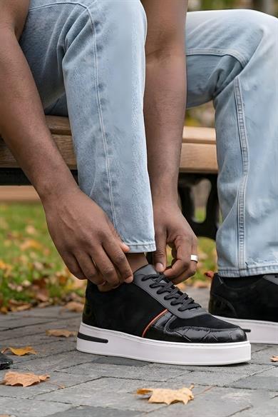 Yanko Siyah Erkek Deri Ayakkabı